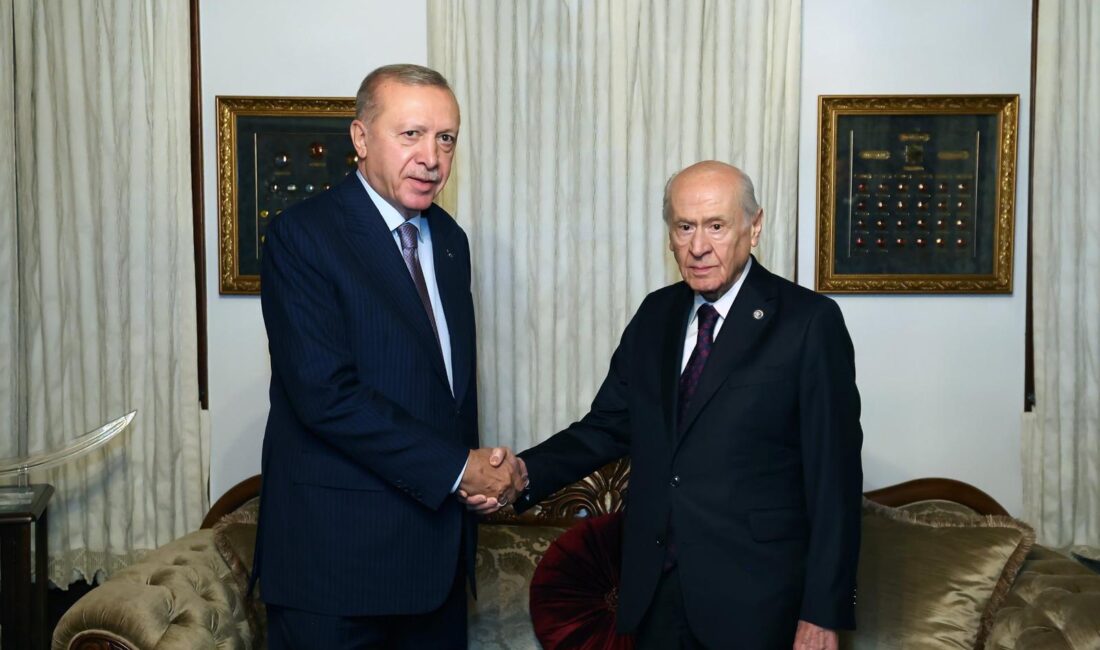 Cumhurbaşkanı Recep Tayyip Erdoğan ile MHP Genel Başkanı Devlet Bahçeli
