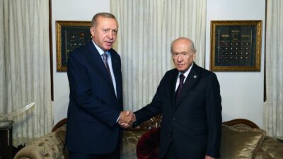Cumhurbaşkanı Recep Tayyip Erdoğan ile MHP Genel Başkanı Devlet Bahçeli