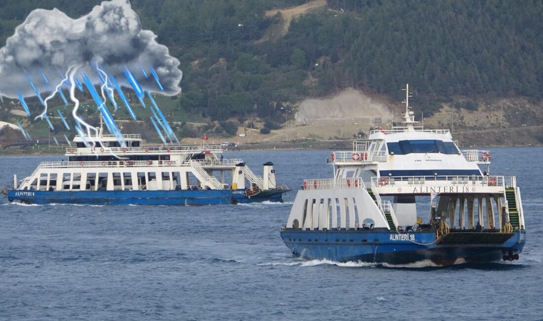 Ege Denizi'ndeki fırtına, Bozcaada ve Gökçeada hatlarında yapılacak bazı feribot