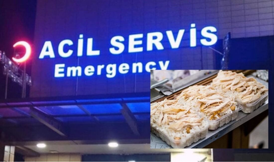 Bir hayır panayırında dağıtılan tavuklu pilavı yiyen 8 kişi fenalaştı.