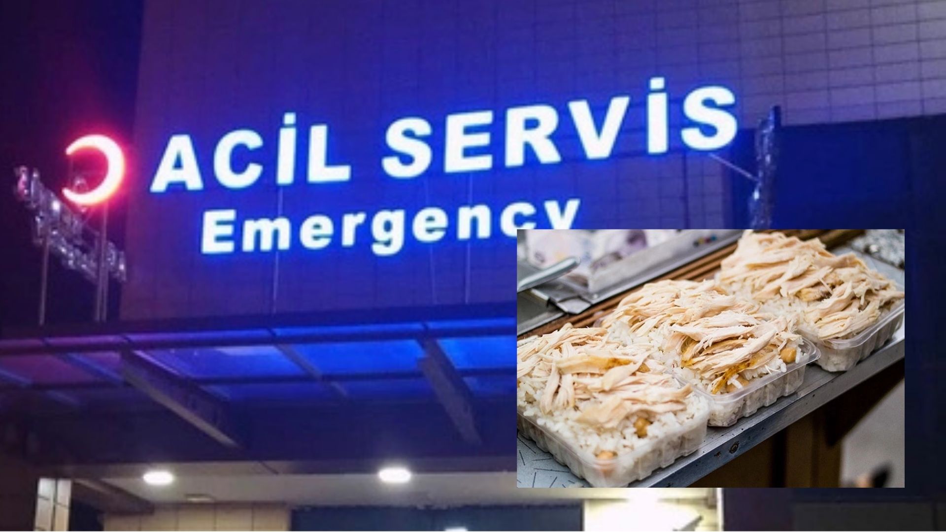 Bir hayır panayırında dağıtılan tavuklu pilavı yiyen 8 kişi fenalaştı.