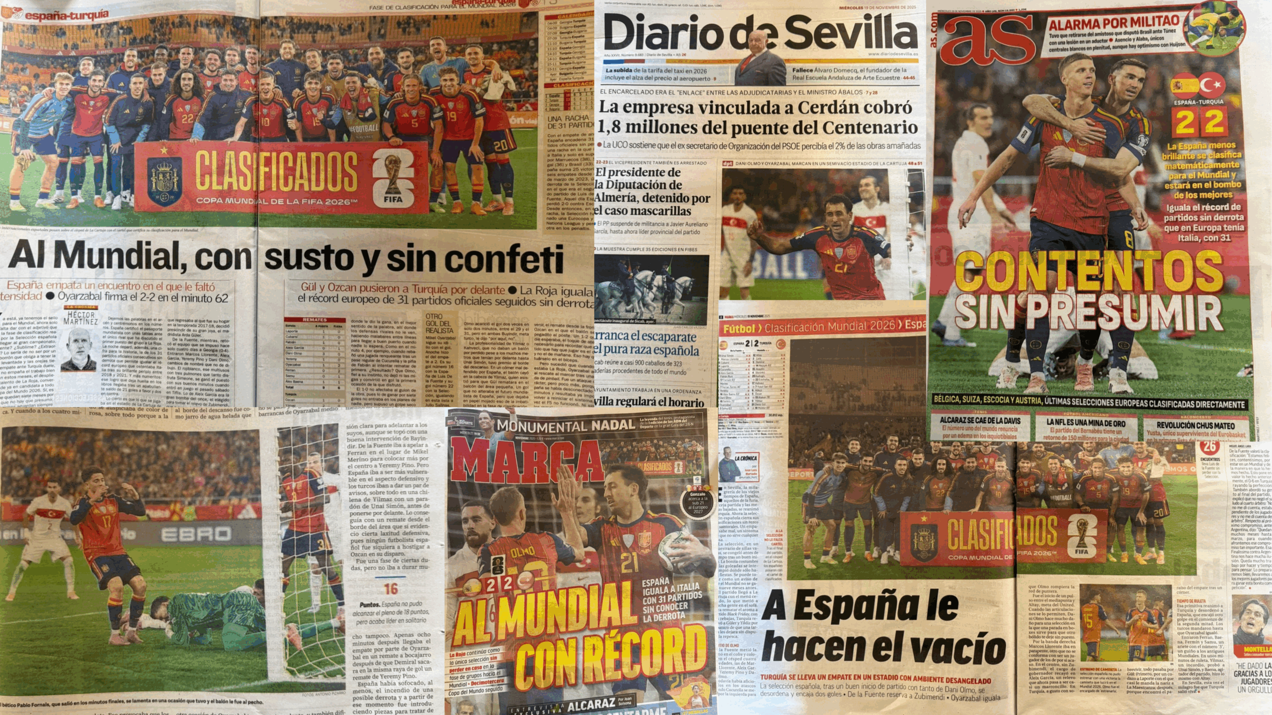 Dünya Kupası Elemeleri’nde İspanya ile 2-2 berabere kalan A Milli