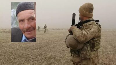 Erzurum’da iki gündür kayıp olan 73 yaşındaki çoban Abdurrahman Kansu,