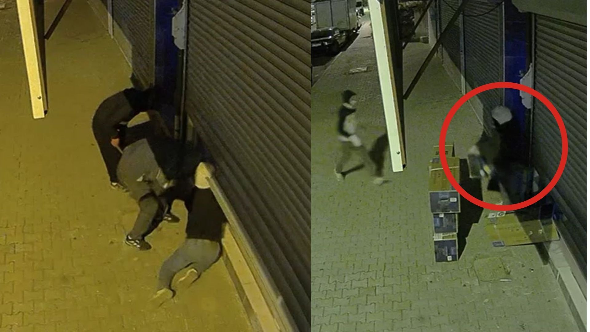 İstanbul Başakşehir’de 5 kişilik bir grup, Altınşehir Mahallesi’ndeki bir işletmeden