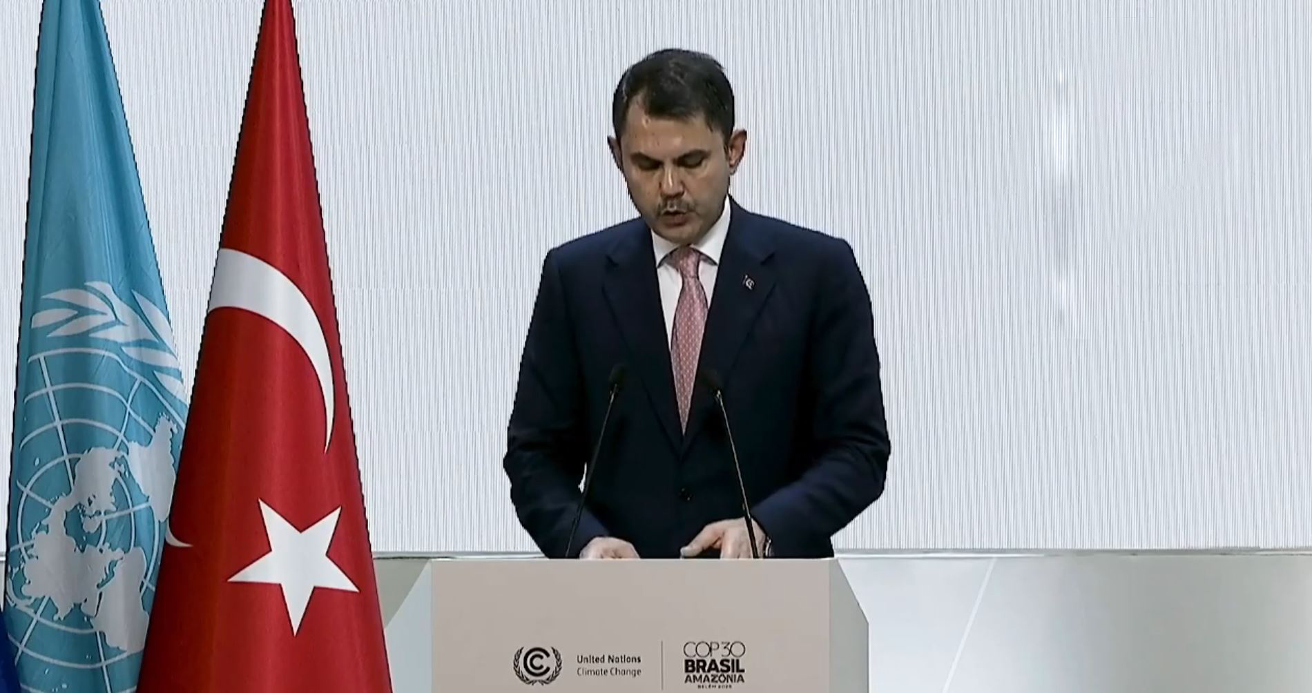 Çevre, Şehircilik ve İklim Değişikliği Bakanı Murat Kurum, Birleşmiş Milletler