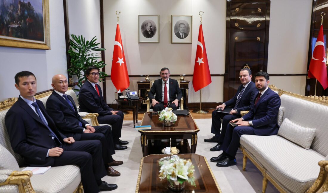Cumhurbaşkanı Yardımcısı Cevdet Yılmaz, Kırgızistan Bakanlar Kurulu Başkan Yardımcısı Edil