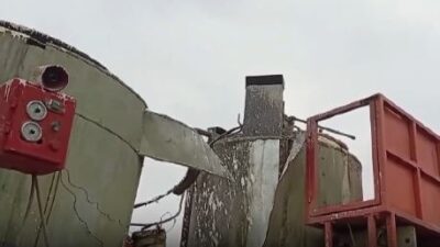 Sakarya Hendek’te bir şerit çizme makinesinin kazanının patlaması sonucu 2