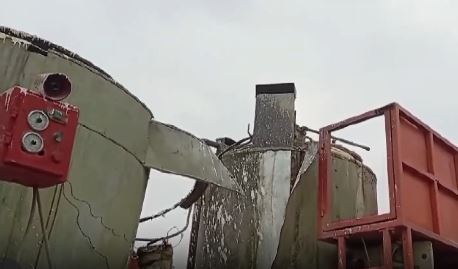 Sakarya Hendek’te bir şerit çizme makinesinin kazanının patlaması sonucu 2