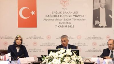 Sağlık Bakanı Prof. Dr. Kemal Memişoğlu başkanlığında, Afyonkarahisar'da "Sağlıklı Türkiye
