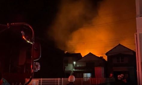 Japonya’nın Oita eyaletinde çıkan yangın, 49 dönümlük alanı etkisi altına