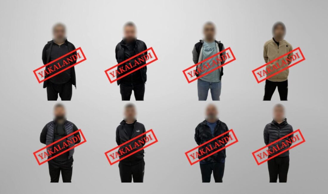 Uluslararası ve ulusal seviyede aranan toplam 8 firari suçlu, yürütülen