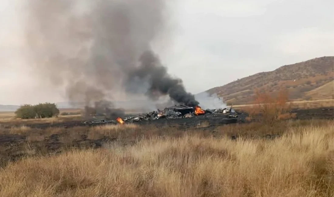Azerbaycan-Gürcistan sınırında düşen askeri kargo uçağının enkazında arama kurtarma ve