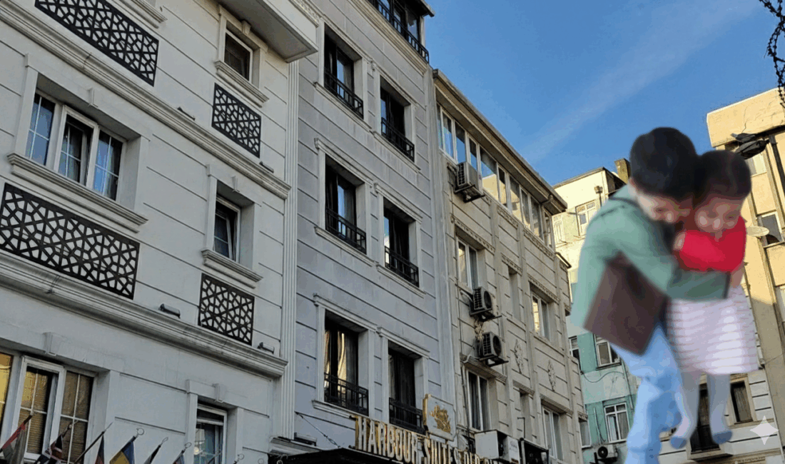 Almanya’dan İstanbul’a gelen dört kişilik aile midye ve kumpir yedikten