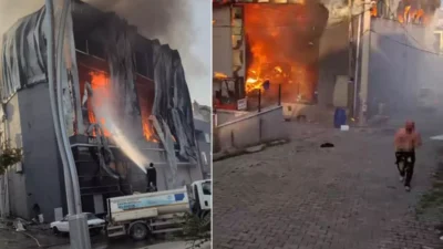 Dilovası’nda 8 Kasım’da parfüm dolumu yapılan fabrikada çıkan yangında ağır