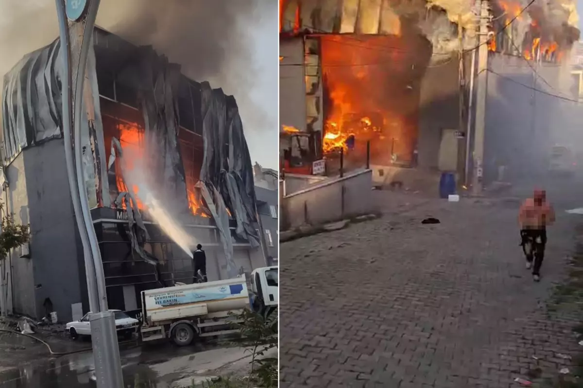 Dilovası’nda 8 Kasım’da parfüm dolumu yapılan fabrikada çıkan yangında ağır