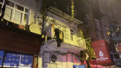 Yangın, 29 Ekim Çarşamba günü İstanbul Beyoğlu’nda saat 20.30 sıralarında