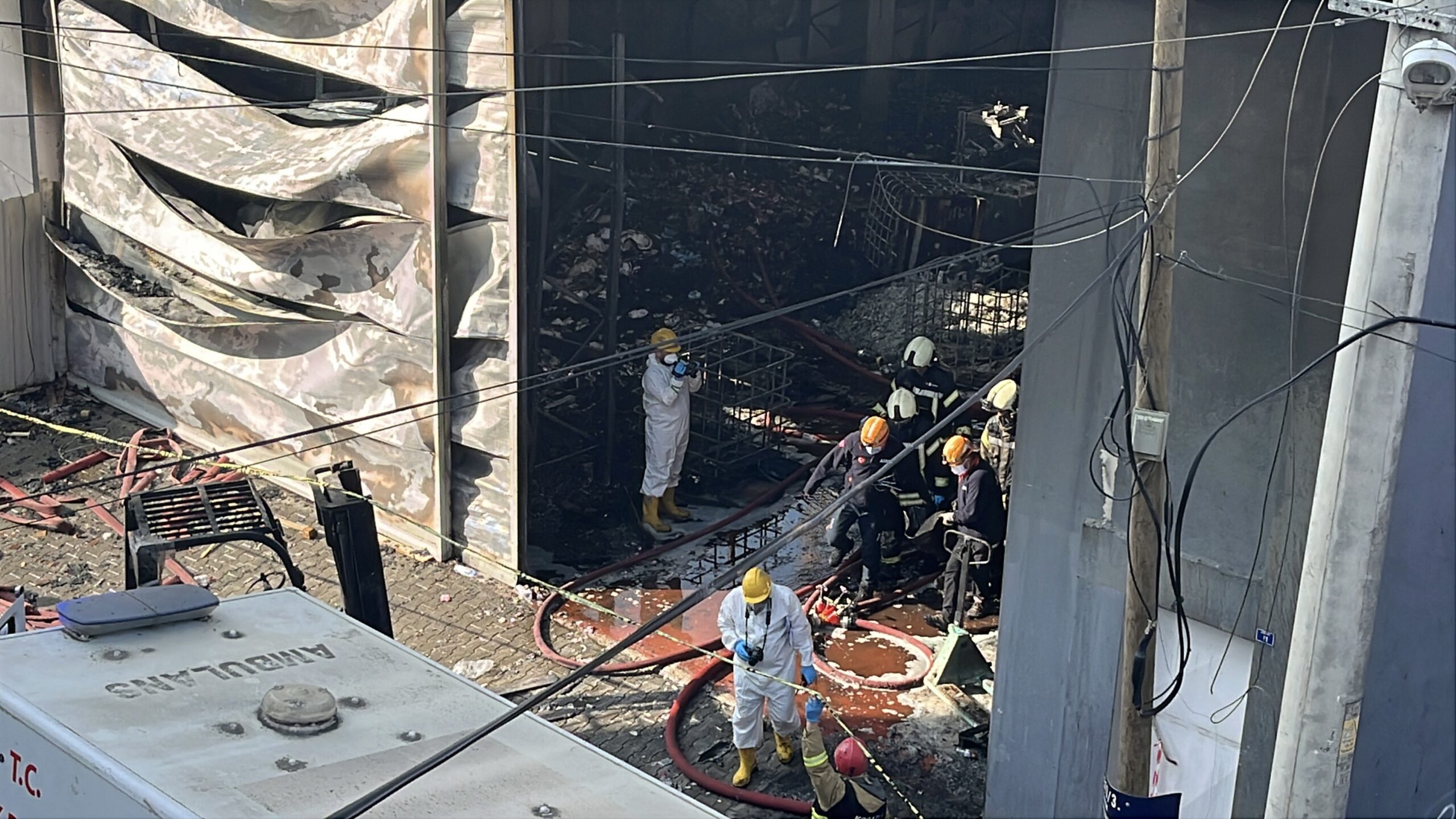 Kocaeli Dilovası’nda 7 kişinin hayatını kaybettiği kozmetik fabrikasında incelemelerin tamamlanmasının