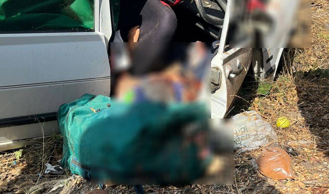 Manisa'nın Kula ilçesinde meydana gelen trafik kazasında yoldan çıkarak takla