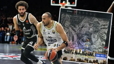 EuroLeague, Partizan Belgrad’a Fenerbahçe Beko maçında açılan ırkçı pankart nedeniyle