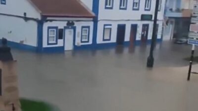 Portekiz’de etkili olan Claudia fırtınası nedeniyle şiddetli yağış ve sel