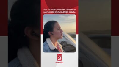 Tekirdağ Çorlu’da ters yönde ilerlediği öne sürülen bir otomobil, karşı