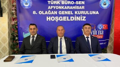 Türk Büro-Sen Afyonkarahisar Şubesi’nin 8. Olağan Genel Kurulu, bir Uygulama