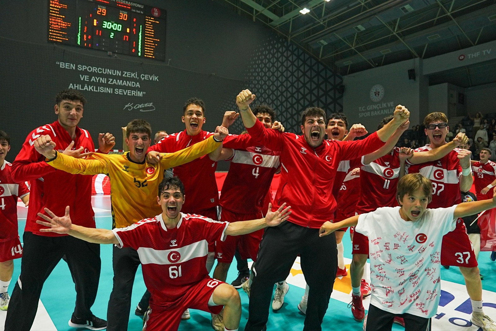 Erkek U-18 Hentbol Milli Takımımız, 2026 Avrupa Şampiyonası eleme turnuvasında