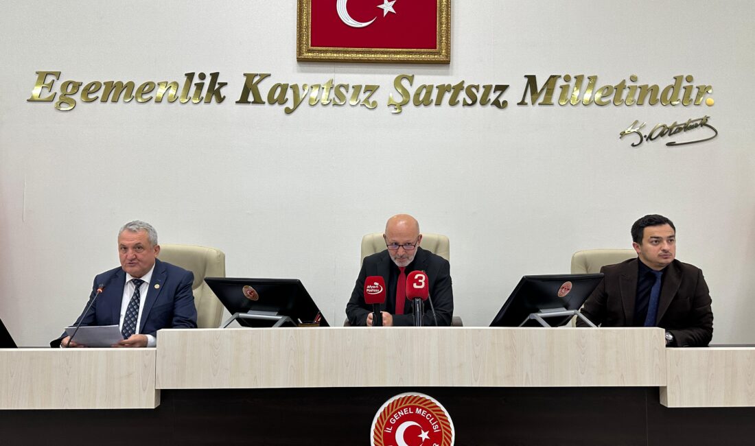 Afyonkarahisar İl Genel Meclisi’nin Kasım ayı onuncu birleşimi, Meclis Başkanı