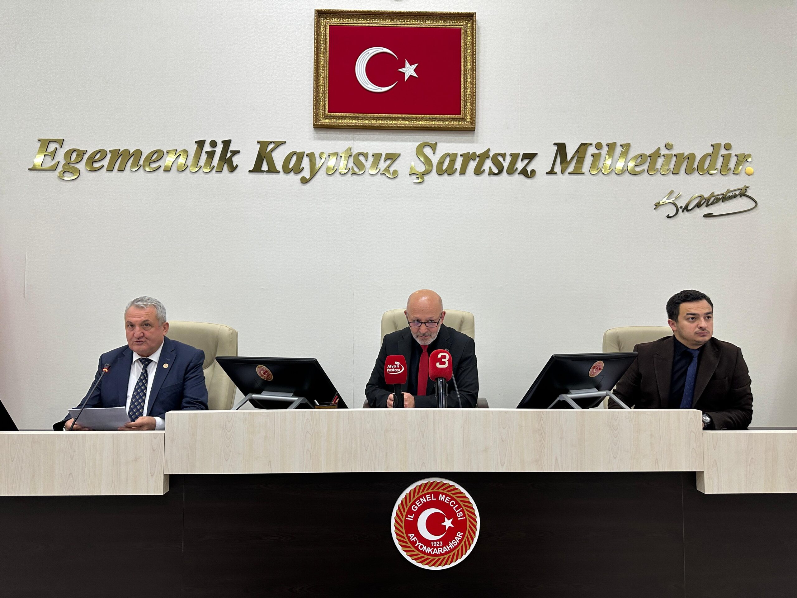 Afyonkarahisar İl Genel Meclisi’nin Kasım ayı onuncu birleşimi, Meclis Başkanı