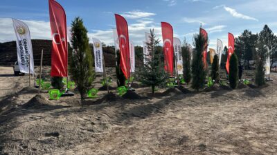 11 Kasım Milli Ağaçlandırma Günü dolayısıyla Afyonkarahisar’ın İhsaniye ilçesine bağlı