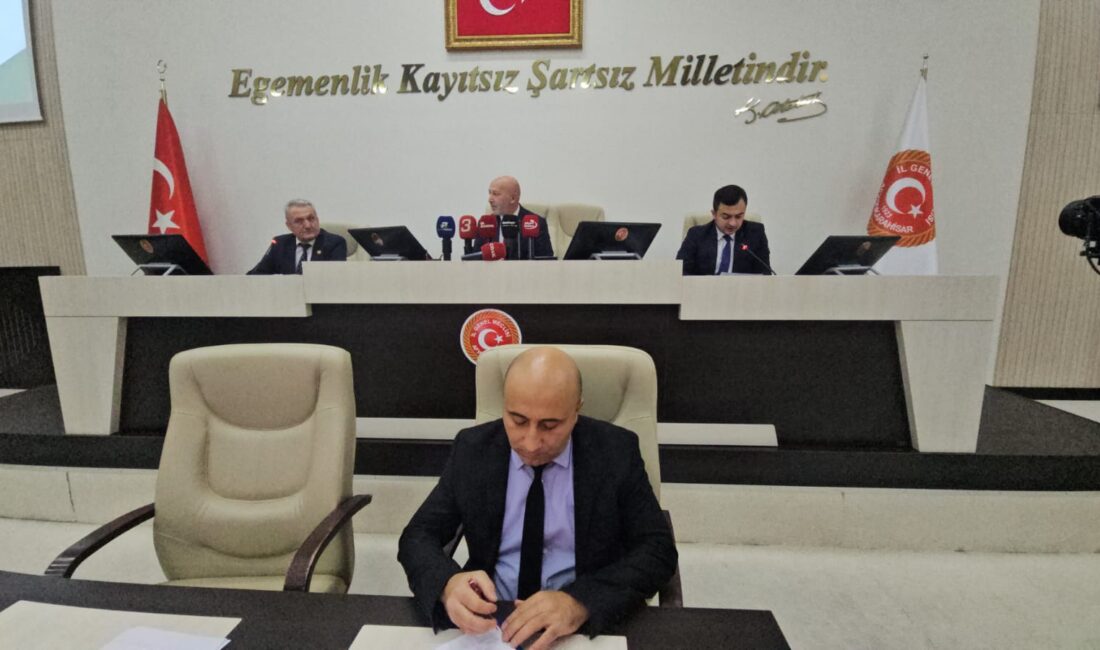 Afyonkarahisar İl Genel Meclisi’nin kasım ayı toplantılarının 19. oturumunda, Bolvadin’de