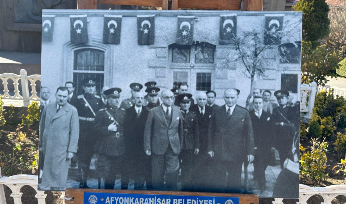 Afyonkarahisar Belediyesi tarafından, Ulu Önder Gazi Mustafa Kemal Atatürk’ün 20