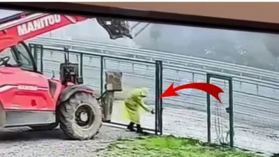 Firmanın eski elemanı 5 milyon TL’lik dev makineyi gece sürdü,