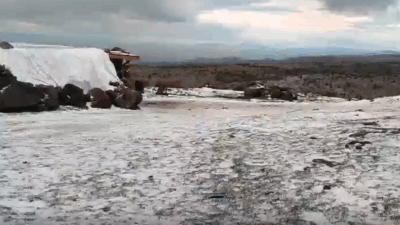 Afyonkarahisar’ın Şuhut ilçesine bağlı Akyuva köyü Eseli Yaylası mevsimin ilk