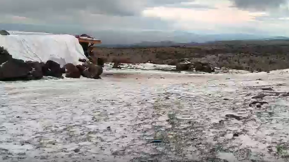 Afyonkarahisar’ın Şuhut ilçesine bağlı Akyuva köyü Eseli Yaylası mevsimin ilk