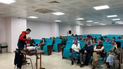 AFAD ekipleri, Remzi Kaya Kız Öğrenci Yurdu’nda öğrenci ve personele