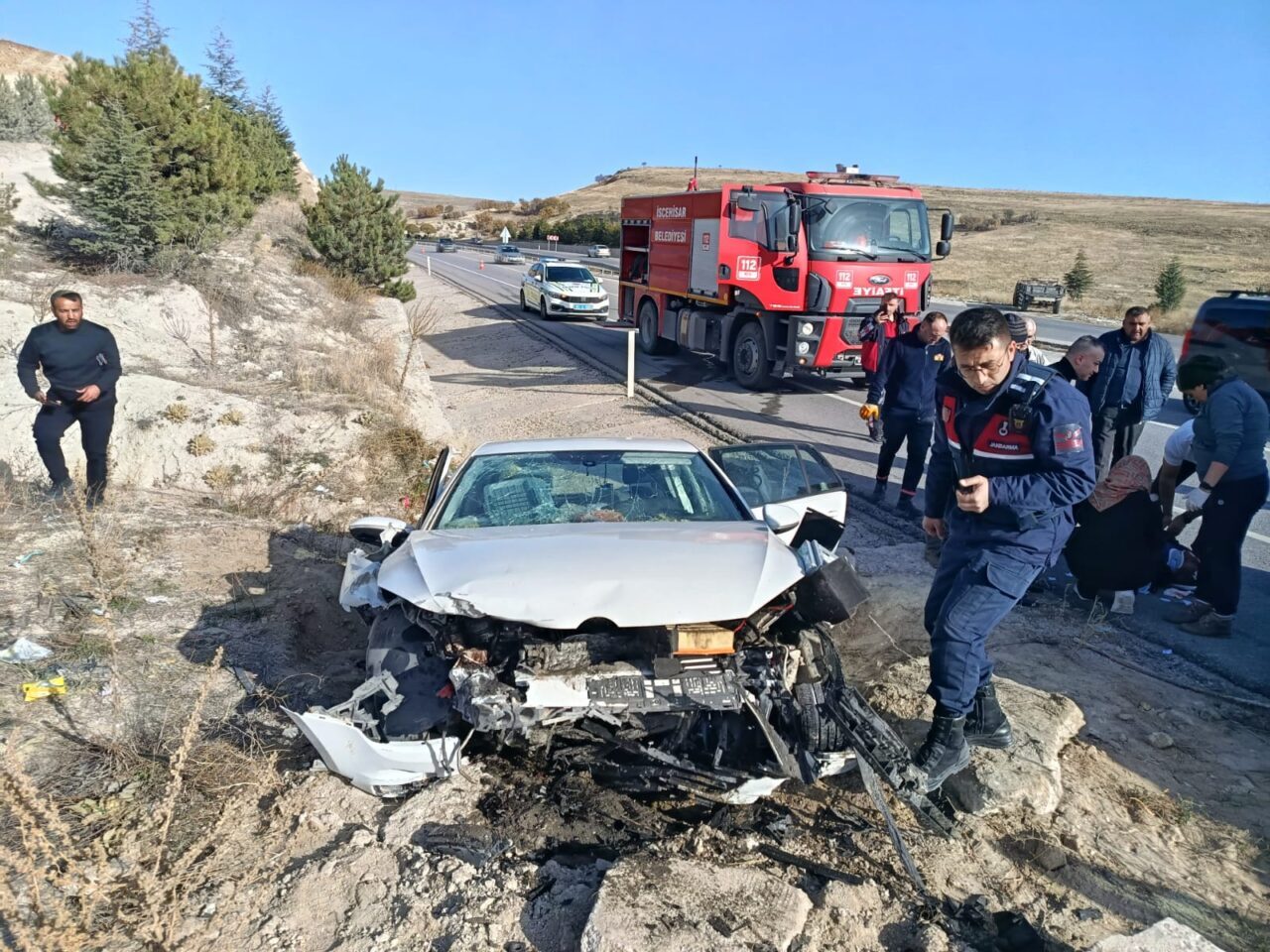 AFYONKARAHİSAR (AA) – Afyonkarahisar'ın İscehisar ilçesindeki trafik kazasında 1 kişi