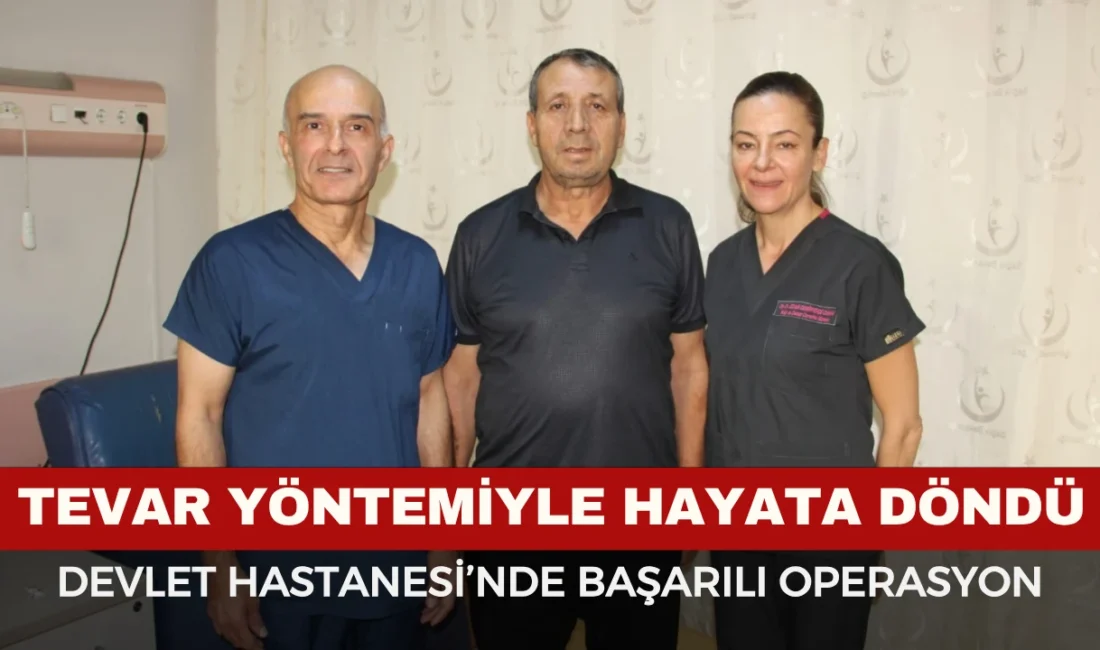 Afyonkarahisar Devlet Hastanesinde önemli bir tıbbi başarıya imza atıldı. 60