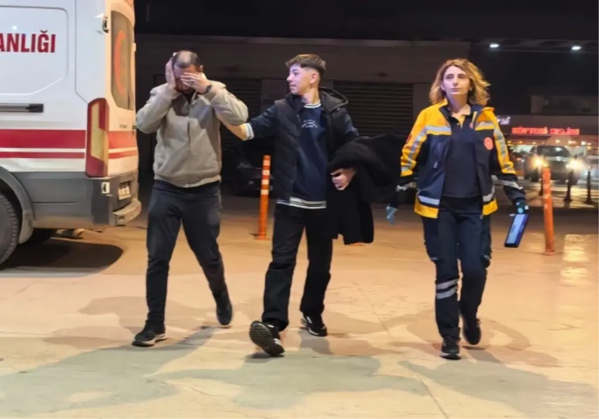 Bursa İnegöl'de alkol aldıktan sonra dengesini kaybederek düşen bir kişi,