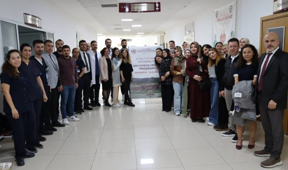 AFSÜ Hastanesinde düzenlenen Sağlık Bakanlığı onaylı Ameliyathane Hemşireliği Sertifikalı Eğitim
