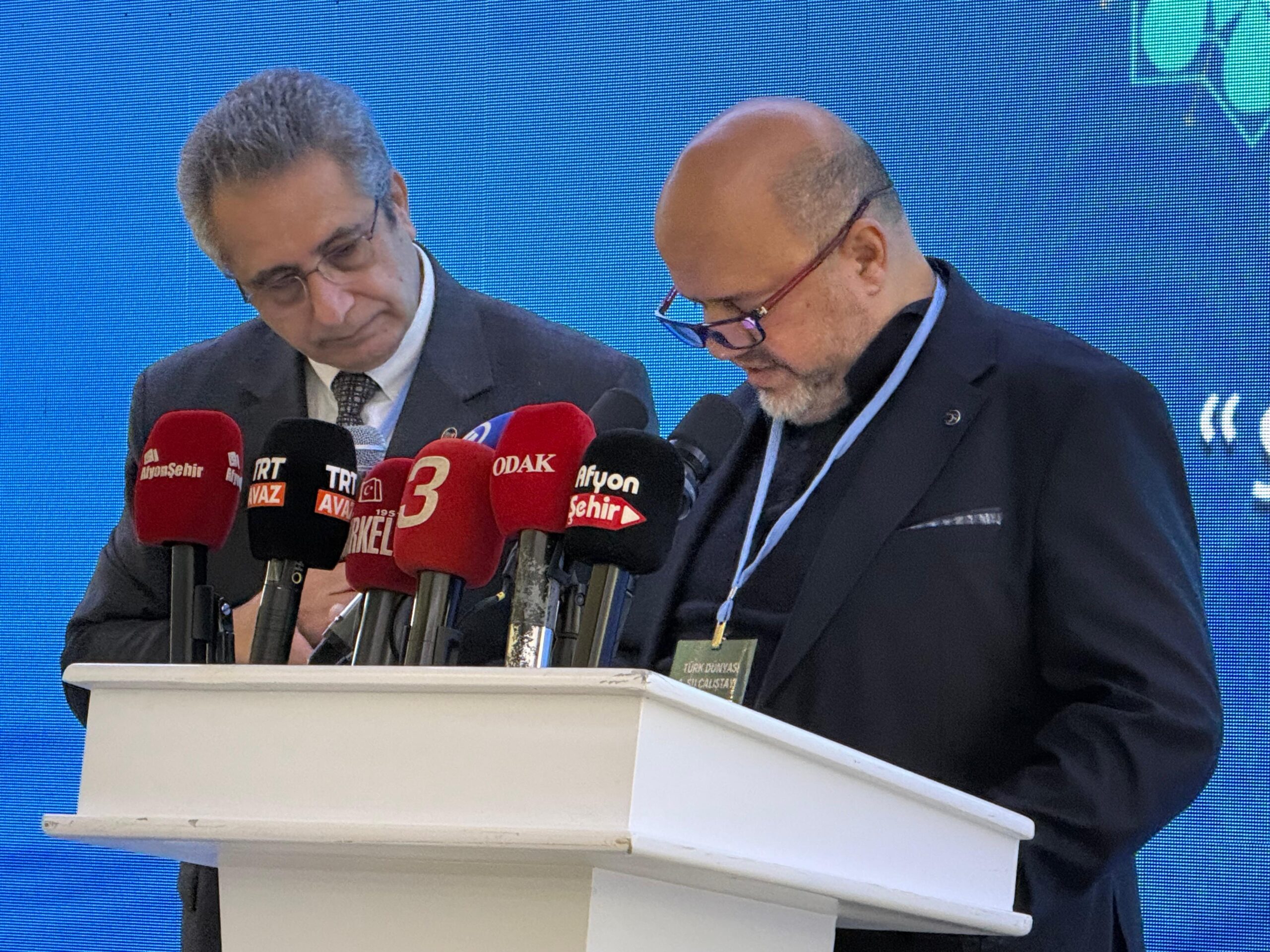 Türk Dünyası 1. Su Çalıştayı’nın açılışında konuşan Cezayir Cumhurbaşkanı Vekili