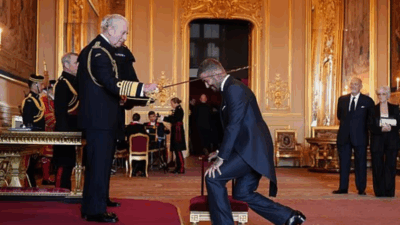 İngiltere futbolunun efsane ismi David Beckham, spor ve hayır çalışmalarına