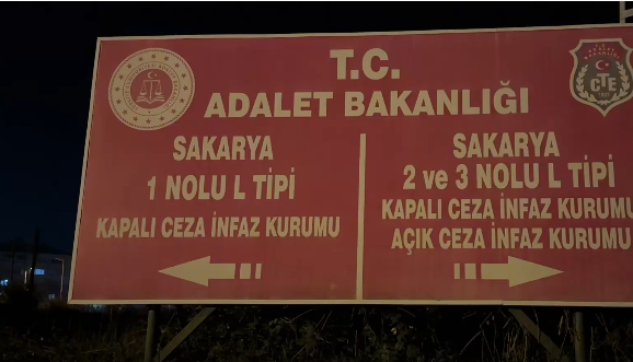 Sakarya'nın Ferizli ilçesinde bulunan açık ile kapalı ceza infaz kurumunda