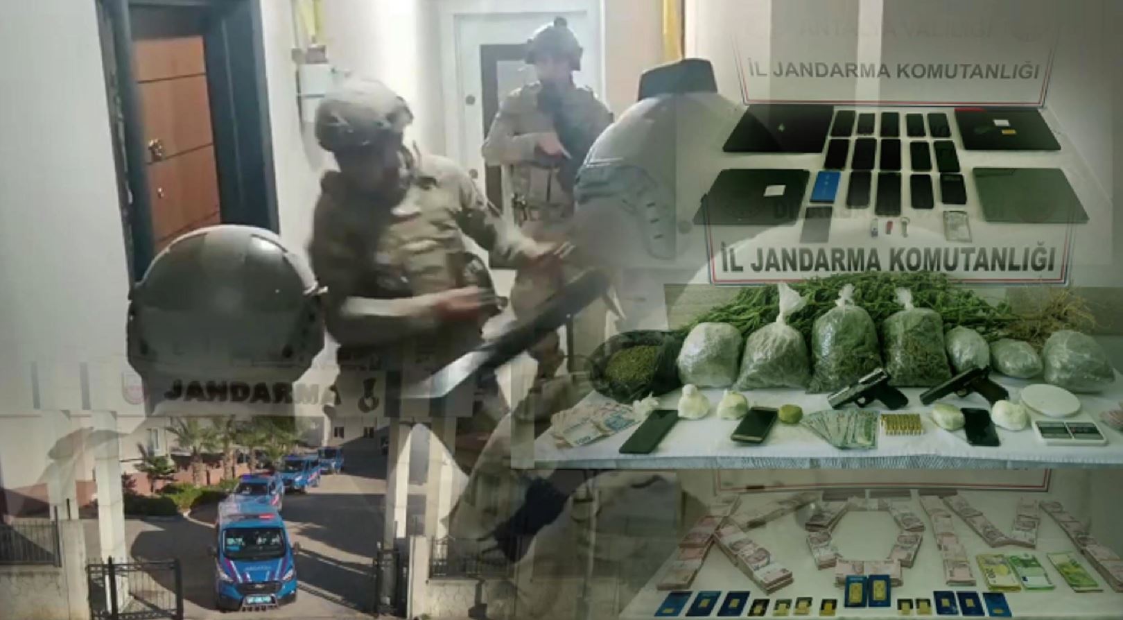 Jandarma ekiplerinin 9 ilde düzenlediği operasyonlarda 12 organize suç örgütüne