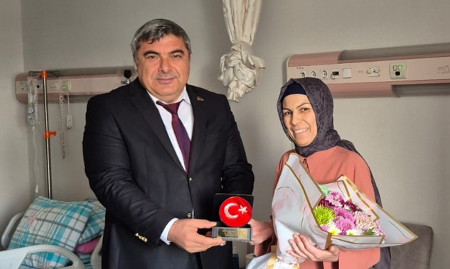 Afyonkarahisar’da 24 Kasım Öğretmenler gününü geçirdiği rahatsızlık dolayısıyla hastanede geçiren