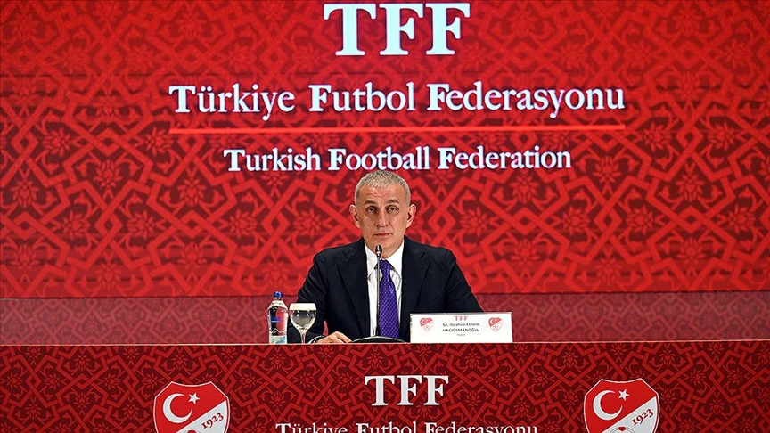 TFF Başkanı Hacıosmanoğlu, bahis soruşturmasına ilişkin teknik direktör, antrenör, malzemeci,