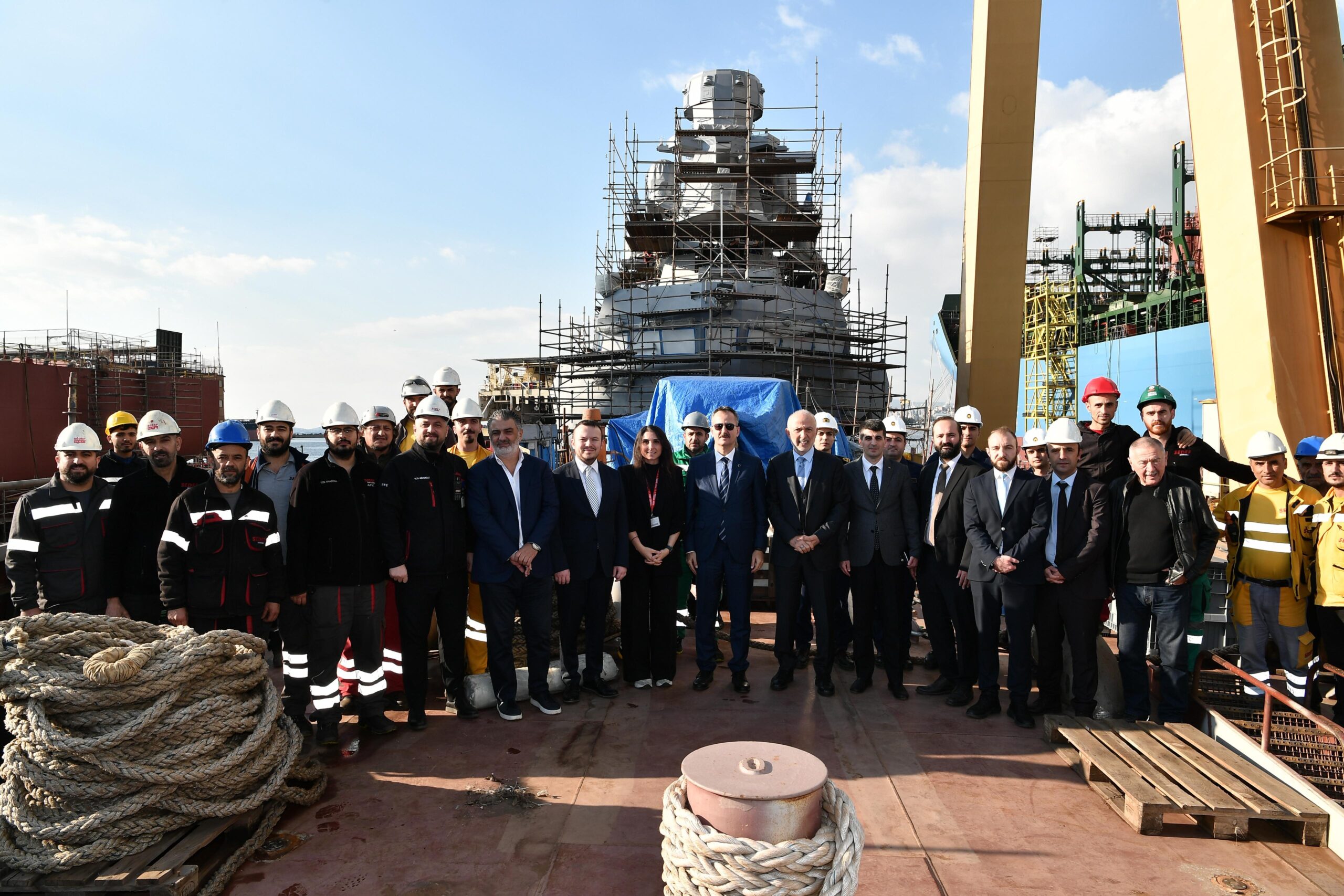 Savunma Sanayii Başkanı Prof. Dr. Haluk Görgün, Tuzla Tersaneler Bölgesi’nde