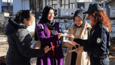 Afyonkarahisar’ın İhsaniye ilçesinde polis ekipleri tarafından kadına yönelik şiddetle karşı
