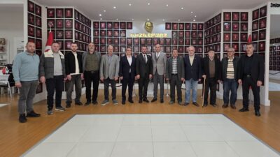 ŞEHİT VE GAZİLER DERNEĞİ’NE ZİYARET İlçe Başkanı İzzet Köken ve