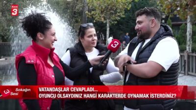 Sokağın Sesi: Oyuncu olsaydınız hangi karakterde oynamak isterdiniz? Muhabir: Seda